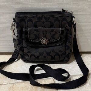 Coach Black Signature Crossbody Bag